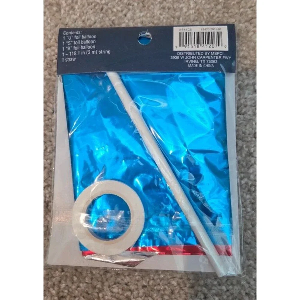 Patriotic balloon kits